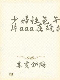 少妇性色午夜淫片aaa在线播放
