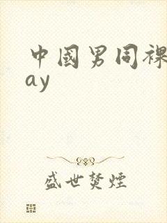 中国男同裸体gay