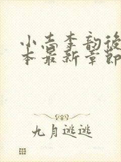 小志李韵后妈全本最新章节更新时间