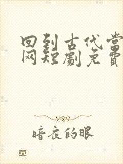 回到古代当太子网短剧免费观看