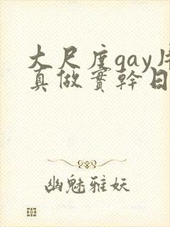 大尺度gay片真做实干日本封面