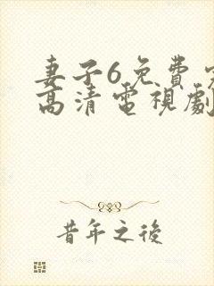 妻子6免费完整高清电视剧在线看中文