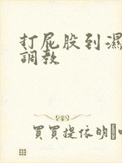打屁股到湿惩罚调教