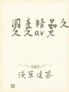 国产精品久久久久久av免