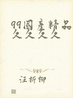 99国产精品久久久久久