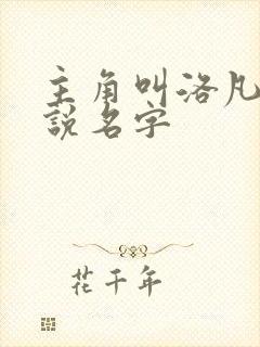 主角叫洛凡的小说名字