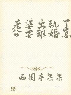 老婆出轨了,老公要离婚怎样挽回