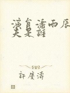 演员潘雨辰的丈夫是谁