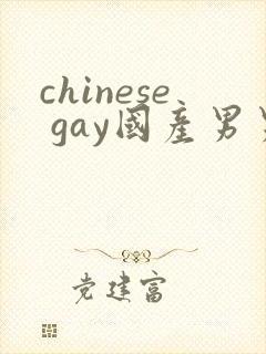 chinese gay国产男男
