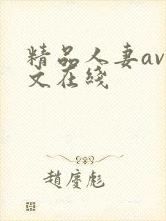 精品人妻av中文在线