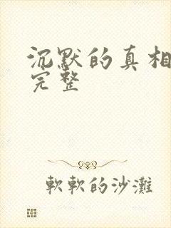 沉默的真相高清完整