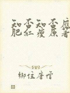 知否知否应是绿肥红瘦原著小说叫什么名字封面