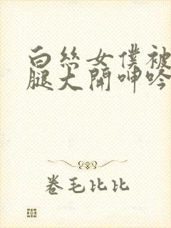 白丝女仆被c双腿大开呻吟