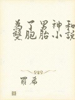 为了男神和他的双胞胎小说免费阅读封面