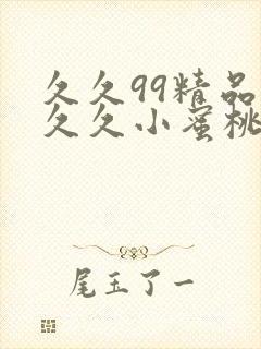 久久99精品久久久小蜜桃
