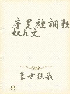 唐昊被调教成肉奴h文