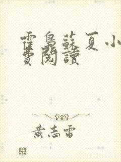 霍枭苏夏小说免费阅读