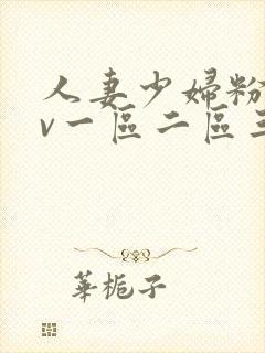 人妻少妇粉嫩av一区二区三区