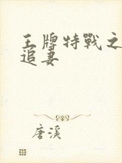 王牌特战之权少追妻