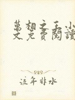 万相之王小说全文免费阅读完整版