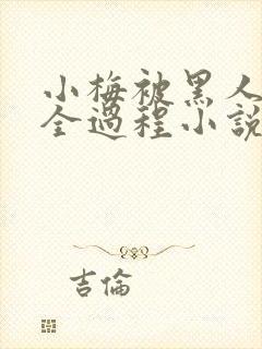 小梅被黑人调教全过程小说