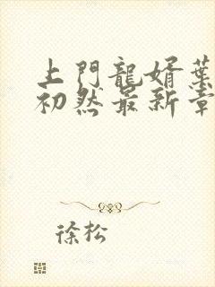 上门龙婿叶辰萧初然最新章节列表