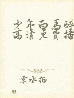 少年白马醉春风高清免费播放