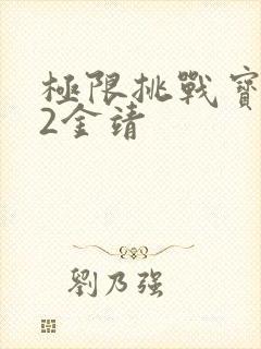 极限挑战宝藏行2金靖