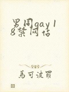 男同gay 18禁网站