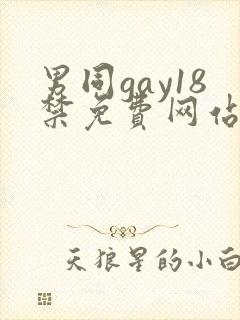 男同gay18禁免费网站封面