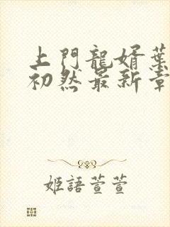 上门龙婿叶辰萧初然最新章节更新封面