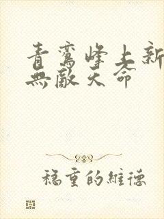 青鸾峰上新书 无敌天命