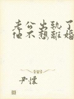 老公出轨了但是他不想离婚该怎么办封面