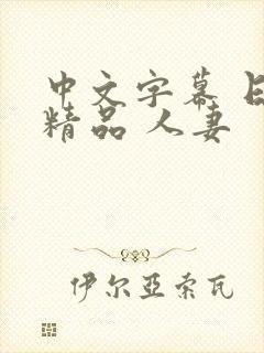 中文字幕 日韩精品 人妻封面