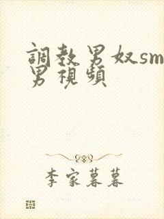 调教男奴sm男男视频封面