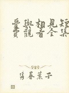 爱与相见短剧免费观看全集高清版