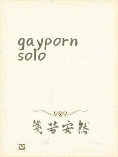 gaypornsolo封面