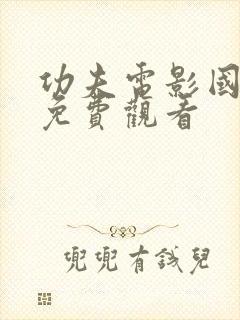 功夫电影国语版免费观看