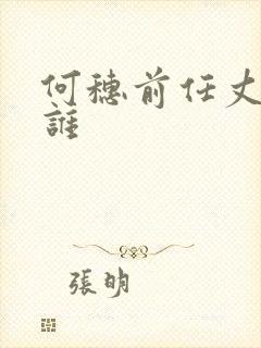 何穗前任丈夫是谁