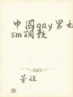 中国gay男奴sm调教
