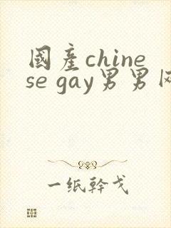 国产chinese gay男男网站