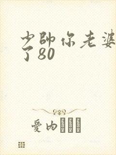 少帅你老婆又跑了80