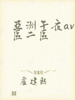 亚洲午夜av一区二区封面
