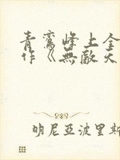 青鸾峰上全新力作《无敌天命》下载txt封面