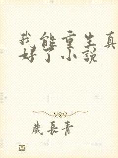 我能重生真是太好了小说封面