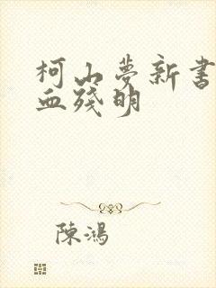 柯山梦新书 铁血残明