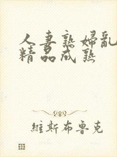 人妻熟妇乱又伦精品成熟