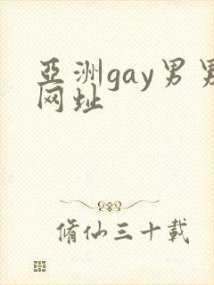 亚洲gay男男网址