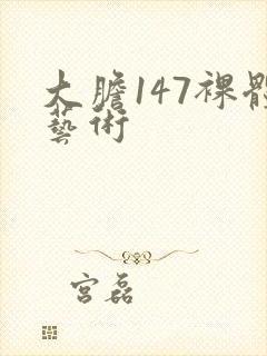 大胆147裸体艺术封面