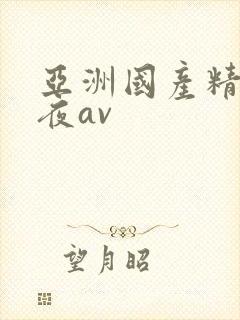 亚洲国产精品午夜av